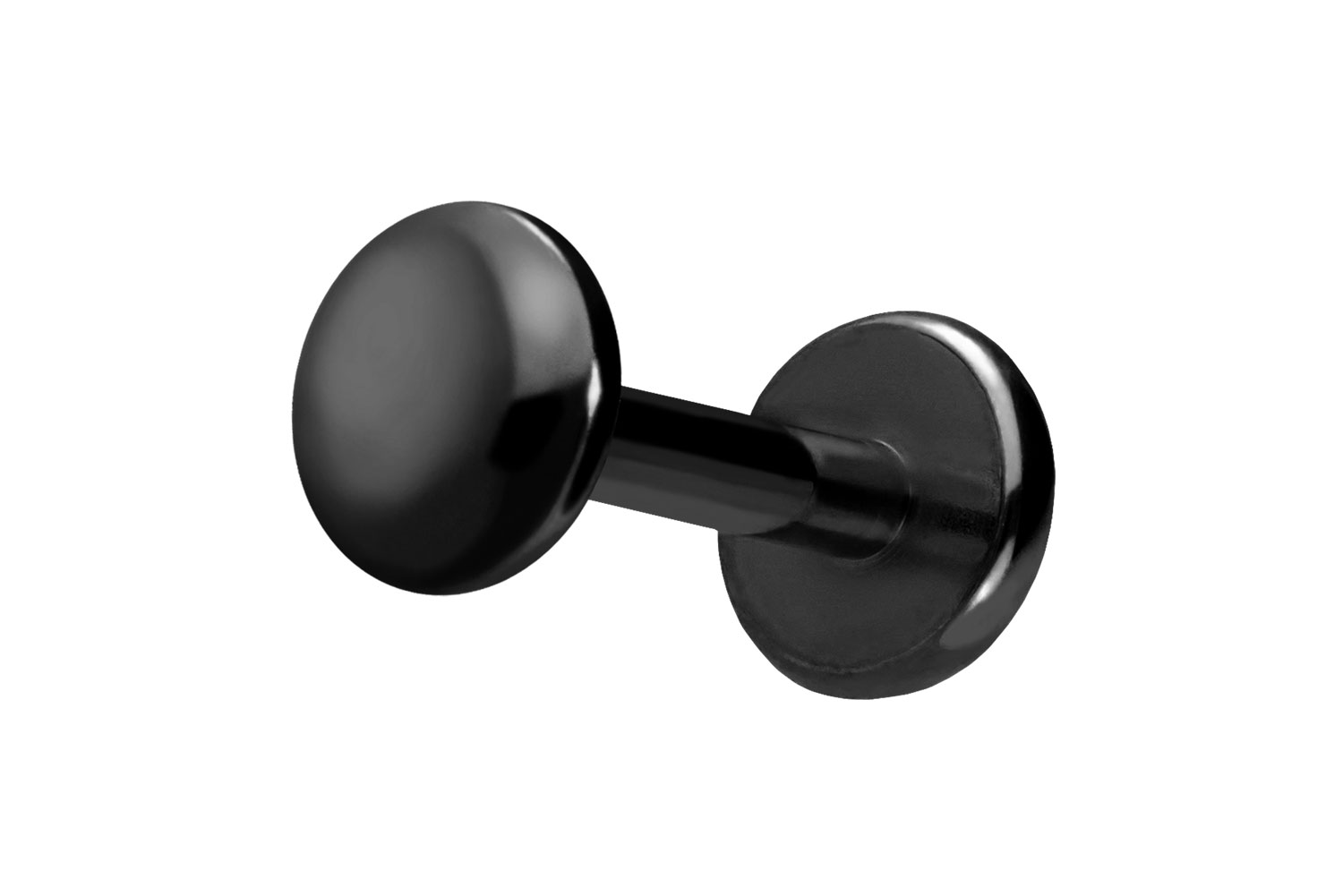 Titan Labret Piercing mit Push Fit DISC